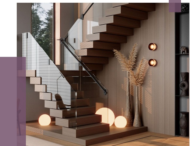 Изготовление и монтаж лестниц в Коркине от 88239 руб. | ПРОЛЁТ-Крк