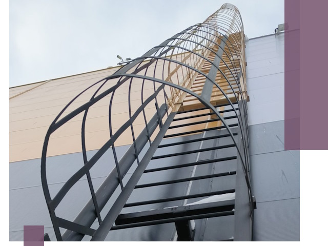 Изготовление и монтаж пожарных лестниц в Коркине профессионально