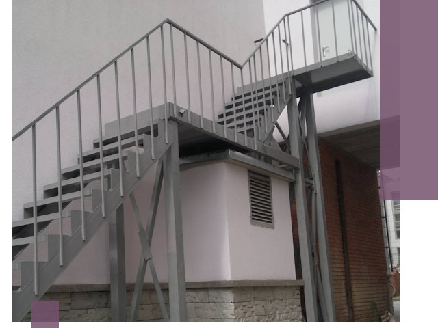 Монтаж пожарных лестниц под ключ в Коркине с гарантией качества