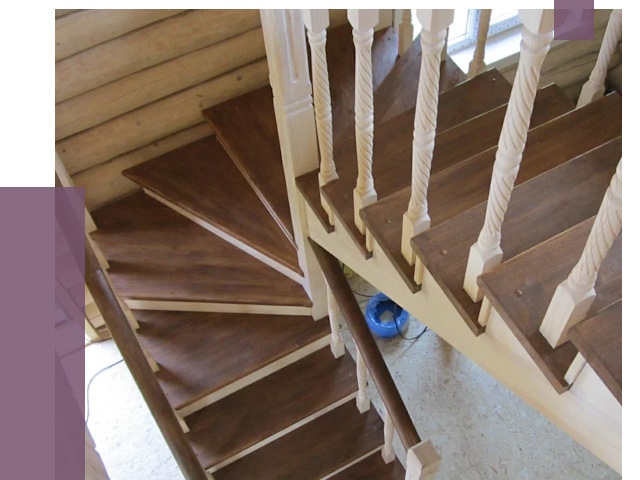 Реставрация деревянных лестниц в Коркине от 4360 руб.