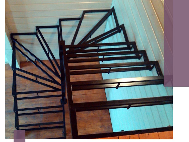 Изготовление металлических лестниц любой сложности в Коркине