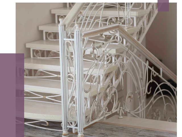 Изготовление кованых лестниц на заказ в Коркине от 88239 руб. | ПРОЛЁТ-Крк