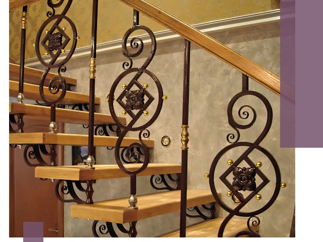 Изготовление кованых лестниц под ключ в Коркине