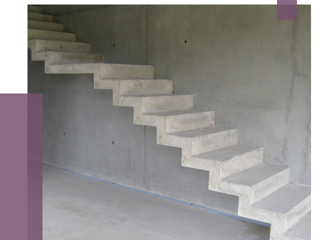 Бетонные лестницы в Коркине от 19205 руб. под ключ | ПРОЛЁТ-Крк