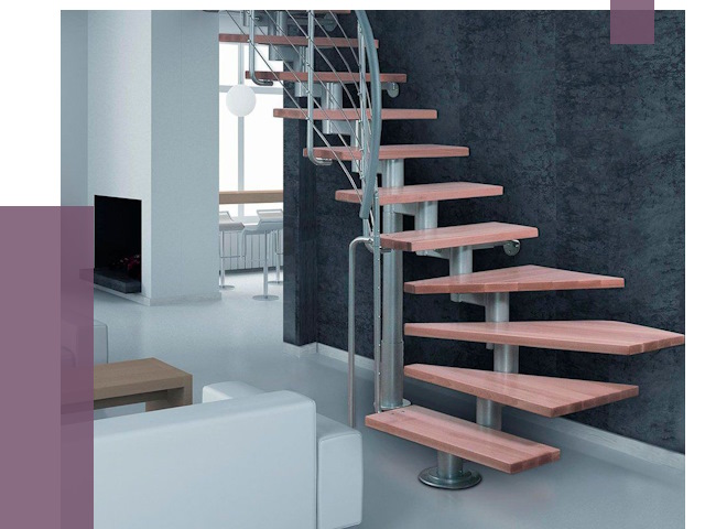 Модульные лестницы в Коркине от 17129 руб. — купить в ПРОЛЁТ-Крк