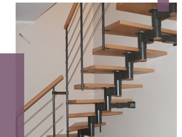 Изготовление модульных лестниц в Коркине от 11679 руб. 