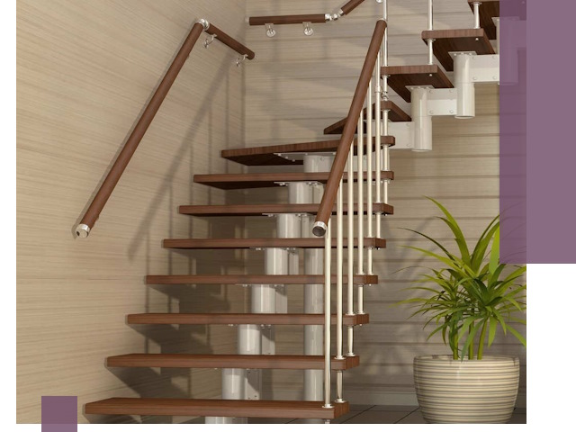 Изготовление модульных лестниц под ключ в Коркине