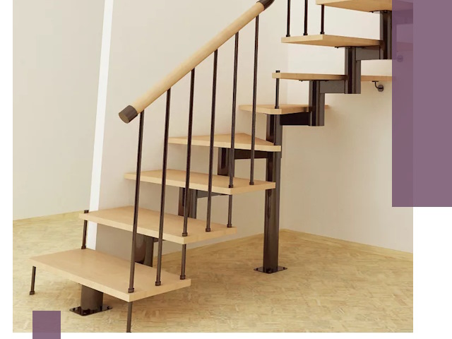 Монтаж лестниц на больцах в Коркине — быстро и надежно