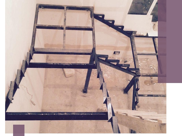 Монтаж лестниц на металлокаркасе в Коркине быстро и качественно