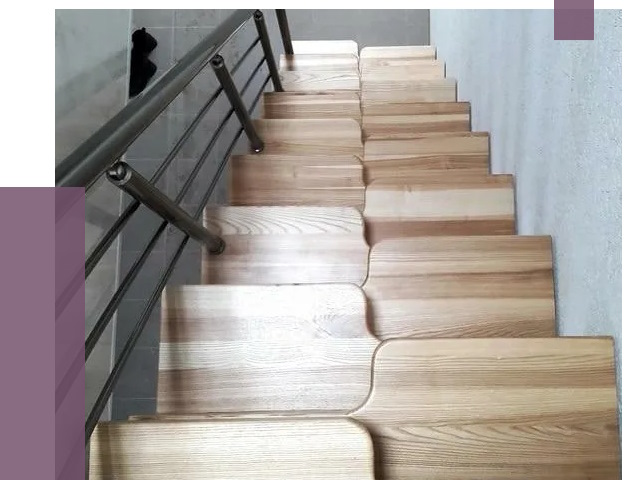 Лестницы гусиный шаг в Коркине от 13236 руб. под ключ | ПРОЛЁТ-Крк