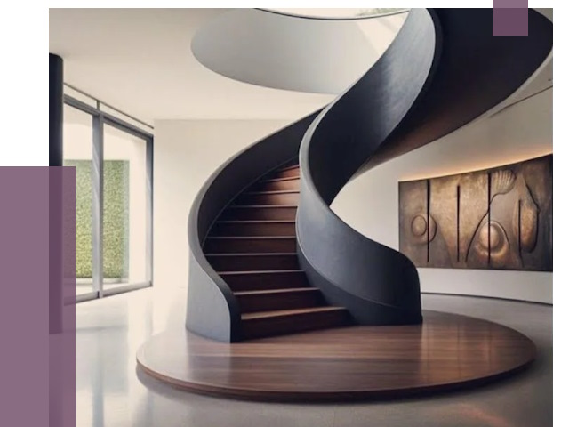 Элитные лестницы под заказ в Коркине от 192049 руб. — ПРОЛЁТ-Крк