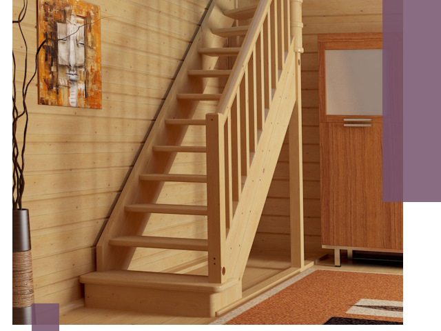 Лестницы эконом класса под ключ в Коркине — недорого и быстро