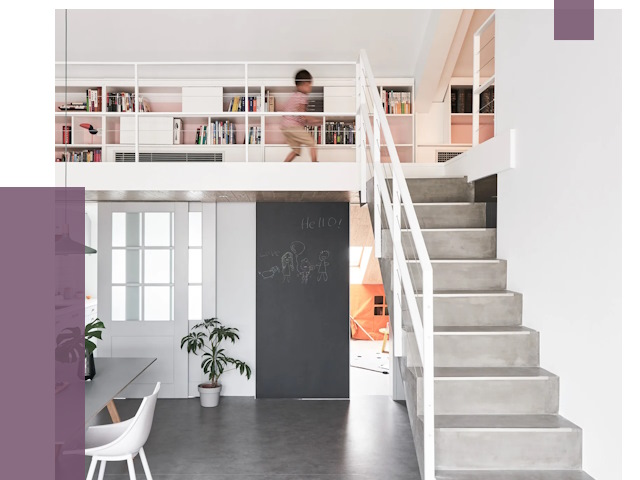 Лестницы для двухуровневой квартиры в Коркине от 179072 руб. | ПРОЛЁТ-Крк