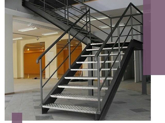 Лестницы для офиса в Коркине: изготовление, монтаж, демонтаж