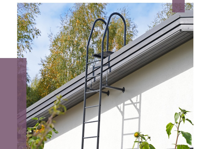 Лестницы на крышу в Коркине от 19412 руб. — монтаж и монтаж ПРОЛЁТ-Крк