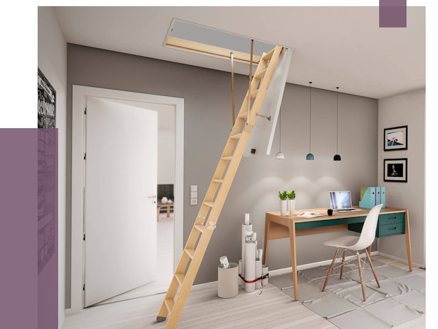 Чердачные лестницы в Коркине — от 14793 руб. | ПРОЛЁТ-Крк