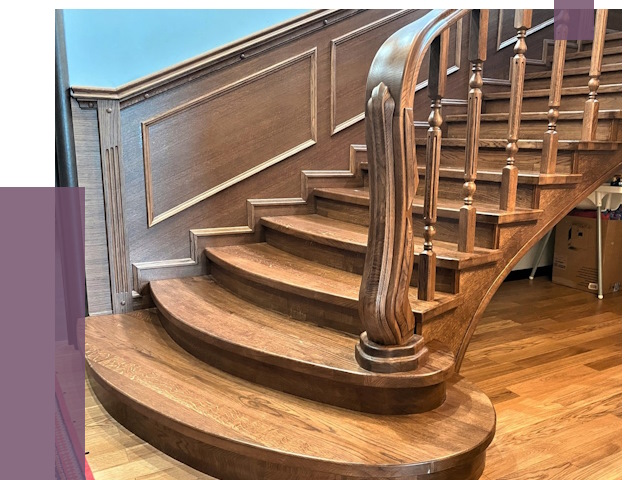 Дубовые лестницы под ключ в Коркине от 179072 руб. — ПРОЛЁТ-Крк