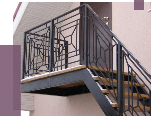 Металлические перила в Коркине от 4360 руб.  | ПРОЛЁТ-Крк