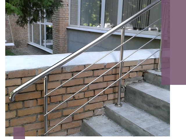 Перила из нержавеющей стали высокого качества в Коркине