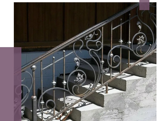 Кованые перила в Коркине от 8824 руб. под ключ — качество от ПРОЛЁТ-Крк