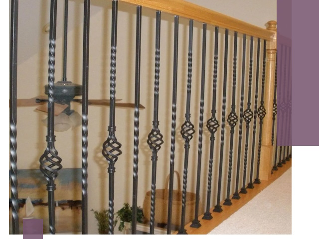 Изготовление и монтаж кованных перил в Коркине под ключ