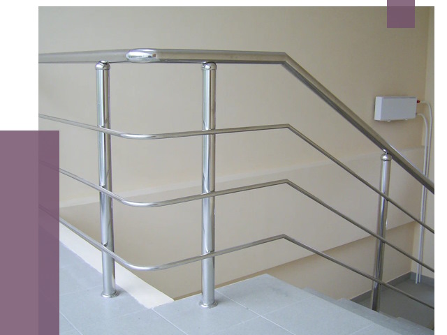 Алюминиевые перила в Коркине от 6436 руб. под ключ | ПРОЛЁТ-Крк