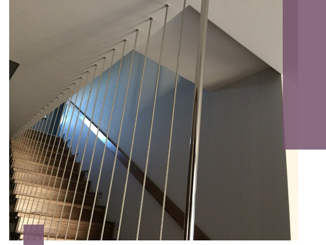 Тросовые перила под ключ в Коркине — производство и монтаж