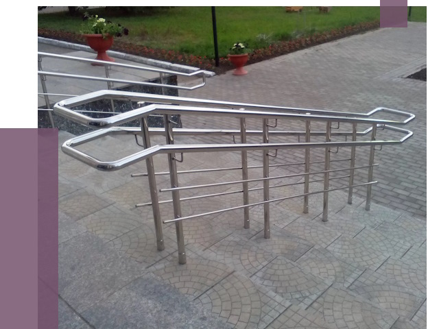 Перила для инвалидов в Коркине от 7703 руб. под ключ | ПРОЛЁТ-Крк