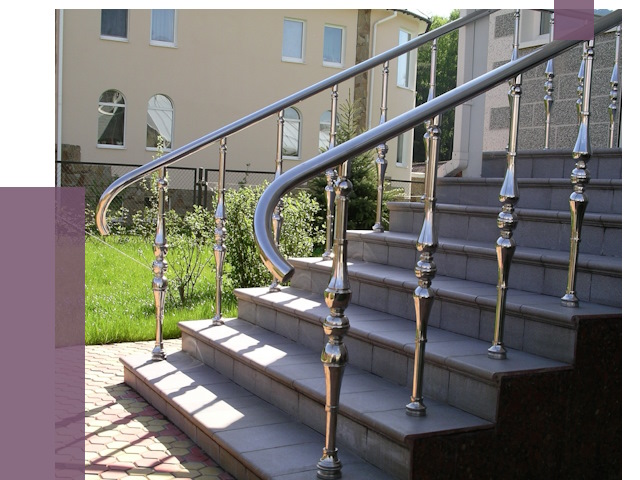 Перила для крыльца в Коркине от 10900 руб. — монтаж ПРОЛЁТ-Крк