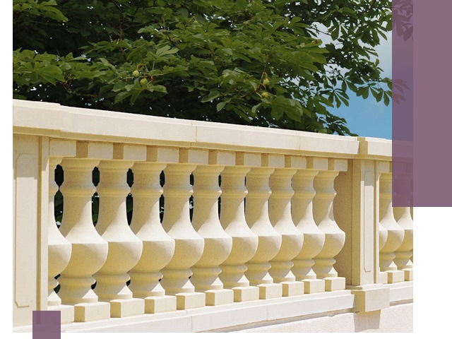 Установка балюстрады в Коркине: изготовление и монтаж под ключ