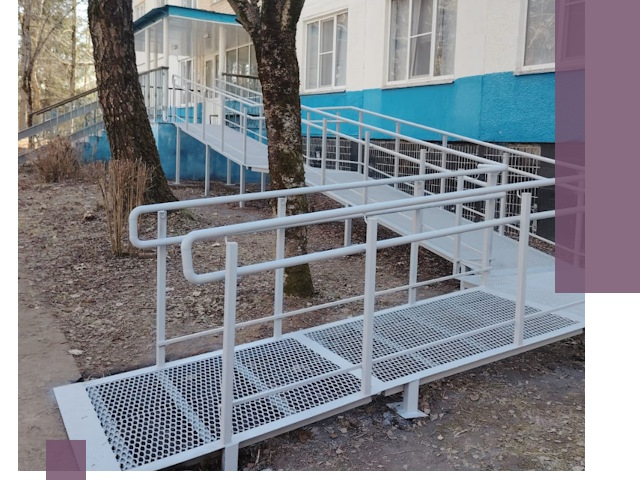 Пандусы под ключ в Коркине: изготовление, монтаж и демонтаж