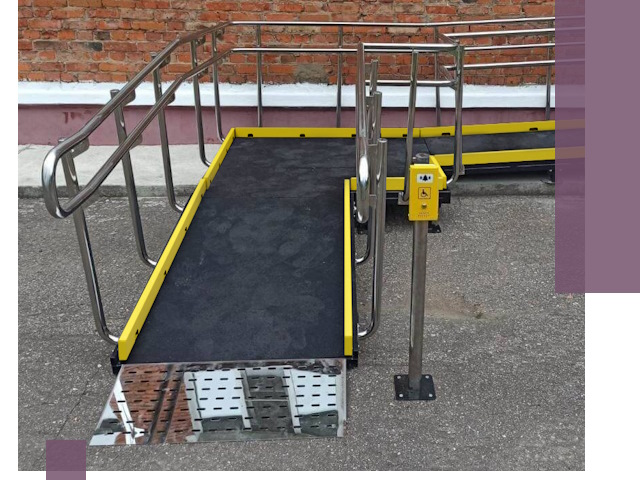 Изготовление наклонных пандусов для инвалидов в Коркине