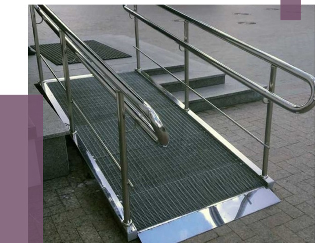 Монтаж пандусов для инвалидов в Коркине от 8741 руб. под ключ | ПРОЛЁТ-Крк