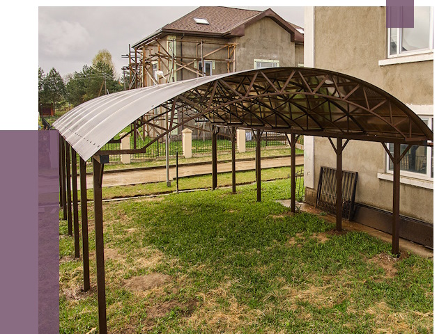 Демонтаж навесов в Коркине от 4671 руб. — разборка и вывоз | ПРОЛЁТ-Крк