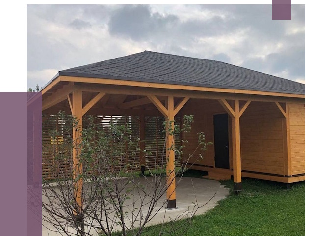 Навесы под ключ в Коркине от 49050 руб.  | ПРОЛЁТ-Крк