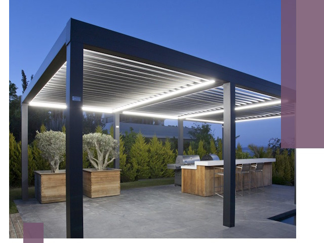 Навесы отдельно стоящие под ключ в Коркине из металла и поликарбоната