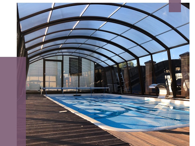 Навесы для бассейна в Коркине от 17025 руб. под ключ | ПРОЛЁТ-Крк