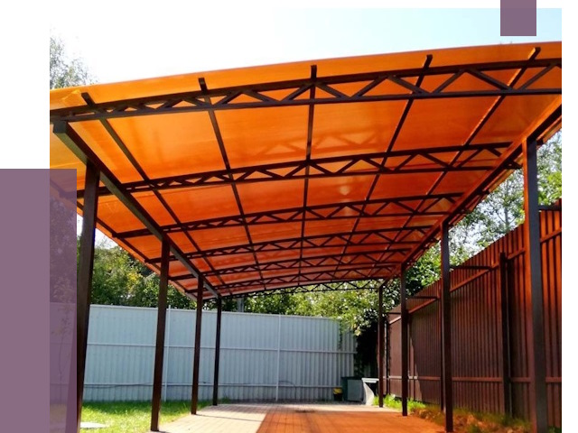 Односкатные навесы под ключ в Коркине от 13340 руб. 