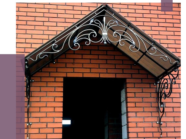 Металлические козырьки в Коркине от 10848 руб. 