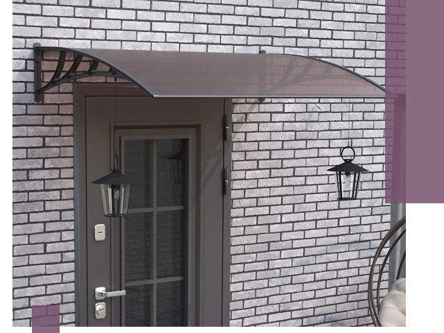 Недорогие козырьки и навесы под ключ в Коркине