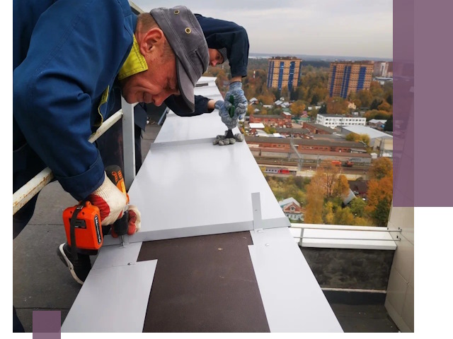 Монтаж парапетов в Коркине — установка прочных металлических ограждений