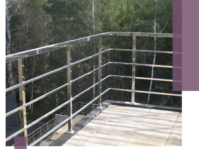 Парапеты из нержавеющей стали в Коркине — изготовление и монтаж