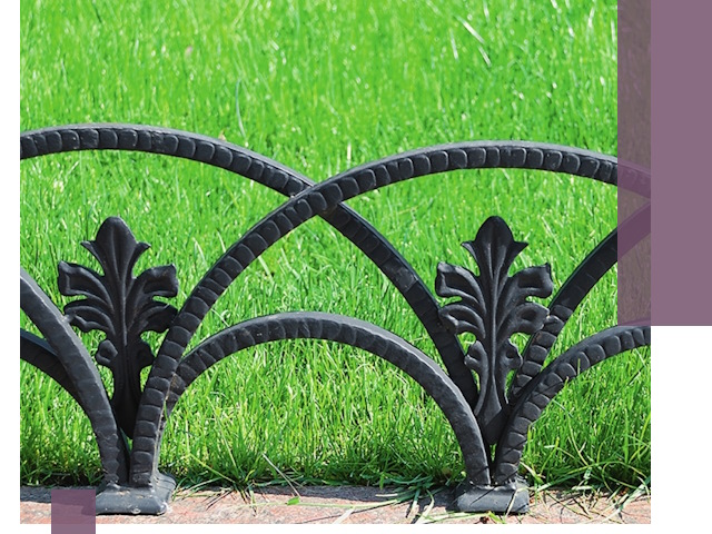 Декоративные металлические бордюры под ключ в Коркине