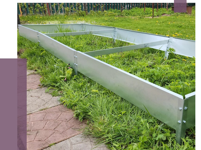 Металлические бордюры для грядок в Коркине от 1817 руб. 