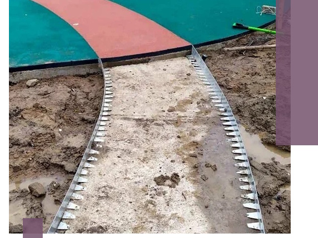 Металлические бордюры для дорожек в Коркине — монтаж и изготовление