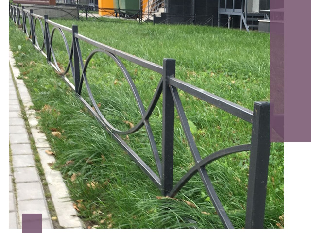 Газонные ограждения из металла в Коркине — монтаж и продажа