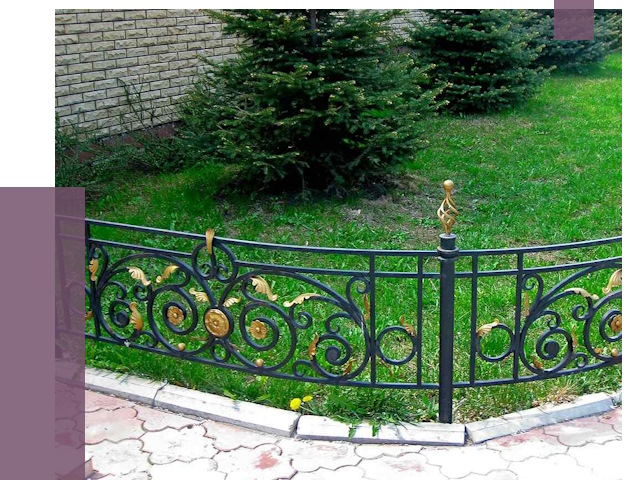 Кованые газонные ограждения в Коркине от 7734 руб. — ПРОЛЁТ-Крк
