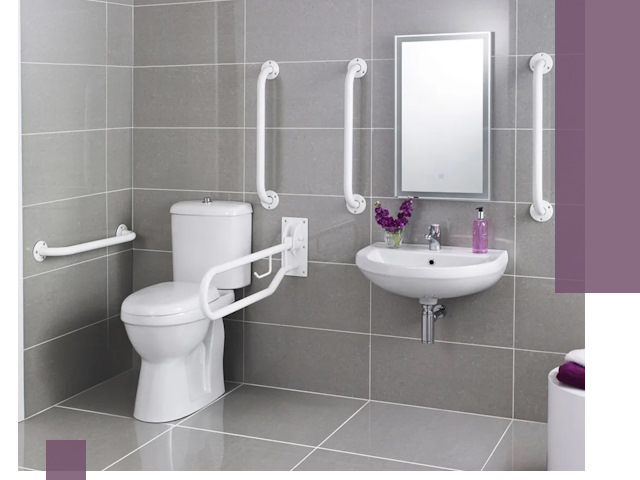 Поручни для санузлов в Коркине: установка, ремонт и монтаж