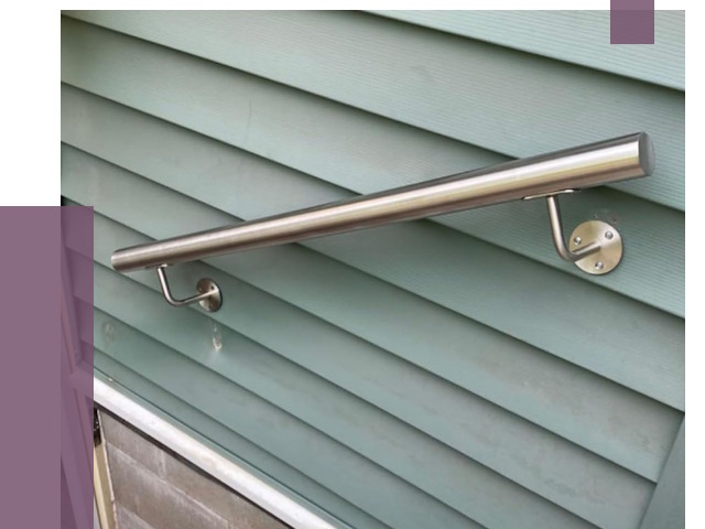 Поручни из нержавеющей стали в Коркине от 7786 руб.  | ПРОЛЁТ-Крк